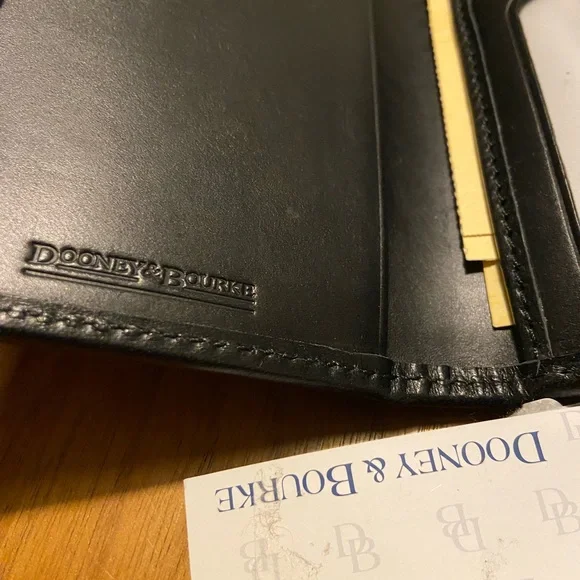 Dooney & Bourke Black Woven Wallet - Picture 3 of 4